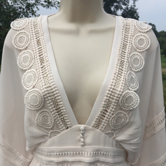 NWT Shona Joy Rafaella Plunge Frill Mini Dress - Picture 7 of 16